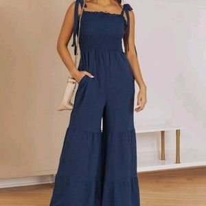 Elegant Navy Blue Jumpsuit
